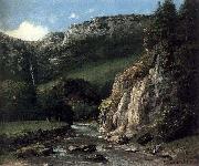 Gustave Courbet Stream in the Jura Mountains Spain oil painting artist